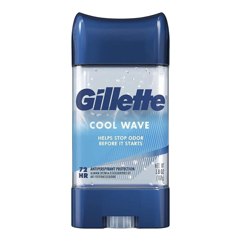 Gillette吉列 透明凝胶止汗除臭剂107克干爽止汗止汗膏香港夏季版
