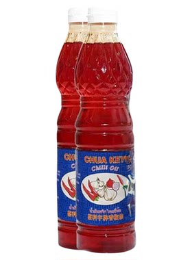 蔡科宇顶上香椒油 泰式720ml*12瓶整箱 辣椒红油冬阴功汤增色