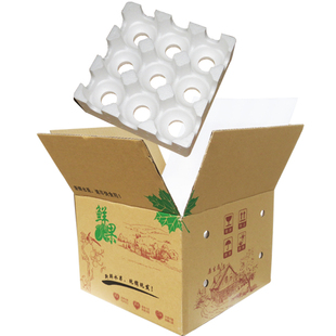 5-10斤水果泡沫包装箱快递专用 苹果打包分格托盘 梨防摔加硬纸箱