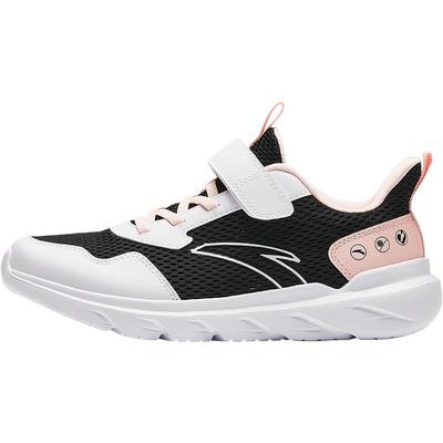 安踏女童鞋秋冬季皮面加绒运动鞋