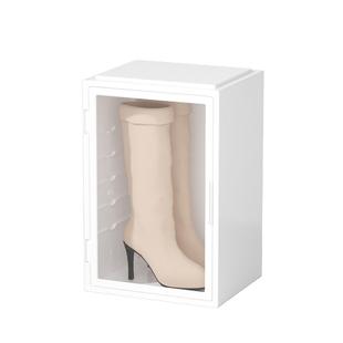 耐奔 放长筒过膝短靴子的鞋盒收纳盒鞋架鞋柜鞋子收纳柜神器透明