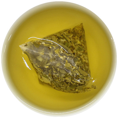 桂花龙井三角茶包饮品原料50泡