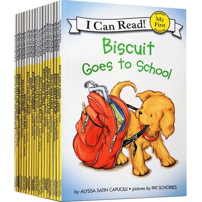 进口英文原版小饼干狗29册全套my first i can read汪培珽书单第一阶段biscuit童书0-3-6岁宝宝启蒙小学icanread英语绘本