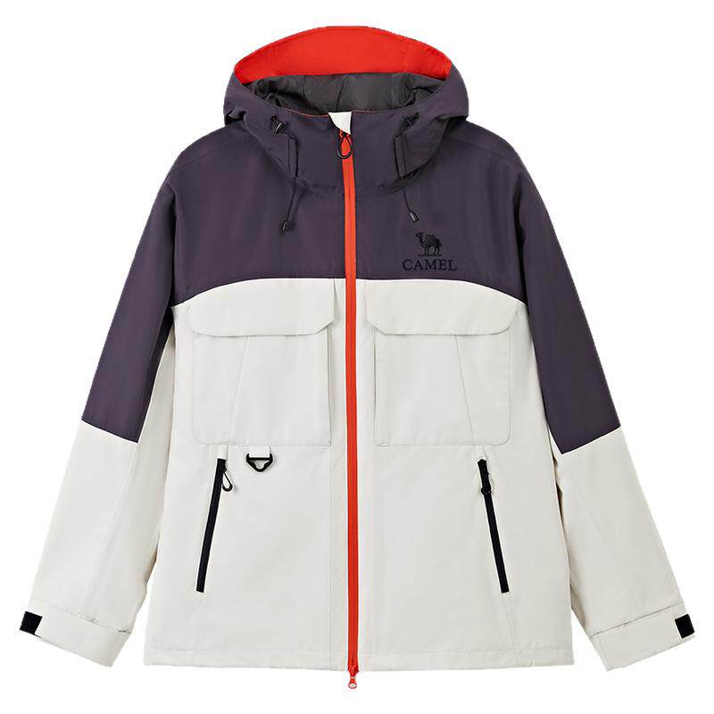 【凌波】Camel骆驼女装户外冲锋衣2025新款防暴雨单冲登山服外套