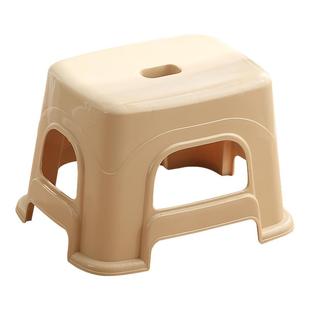 塑料方凳家用门口换鞋小板凳简约时尚儿童小凳子客厅休闲家用矮凳