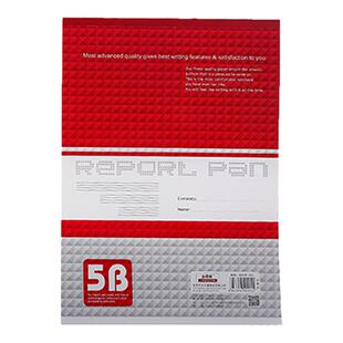 b5红蓝拍纸本双面加厚小学生作文英文作业本空白稿纸本横线笔记本