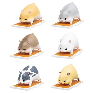 现货日本 正版 QUALIA 赛跑仓鼠 蓝波利 鸽灰 预备短跑 手办 扭蛋