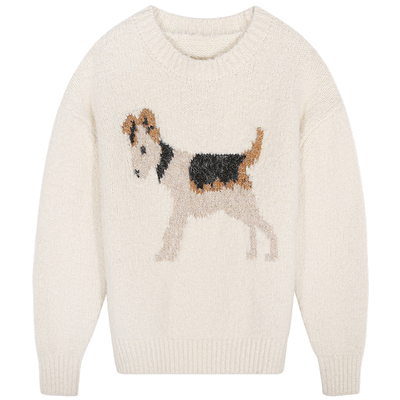 落落狷介白色毛衣女可外穿