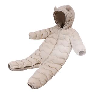 【三防鸭绒】丽婴房2025新款儿童羽绒服连体衣宝宝冬加厚保暖哈衣