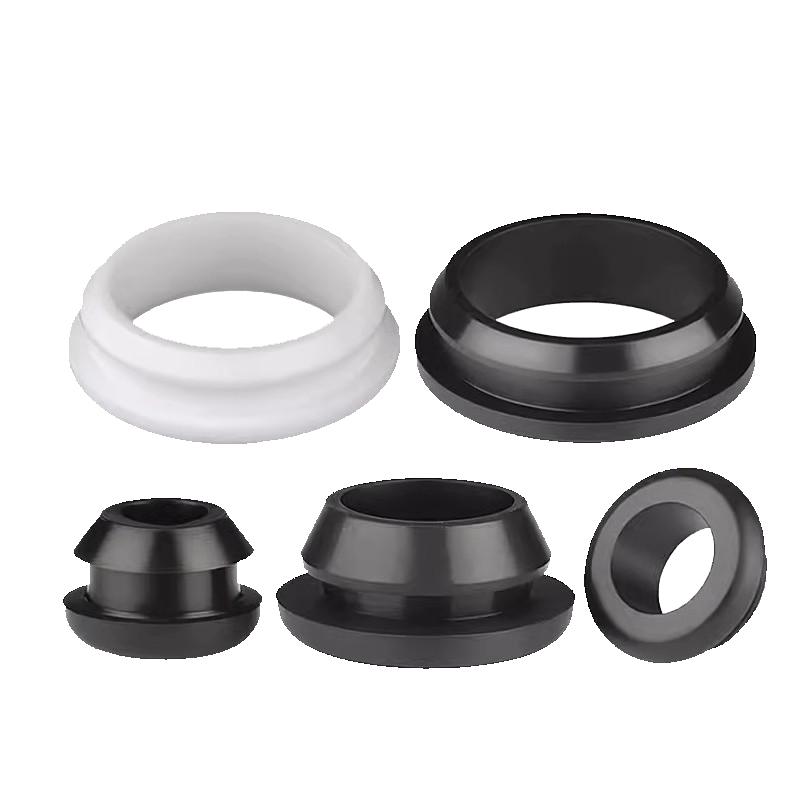 环保单面橡胶快装护线圈配电机箱柜孔塞阻燃过线环出线单边保护套