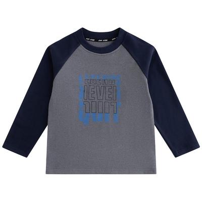 小象汉姆男童打底衫字母