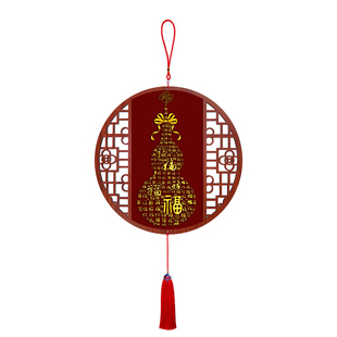 葫芦百福图入户门吉祥挂件玄关客厅福绿字画装饰画餐厅书房挂饰