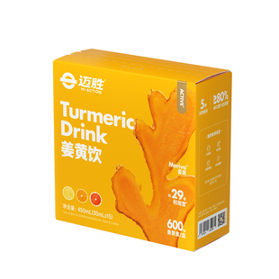 迈胜小金条姜黄饮专利姜黄素生姜高吸收生姜小黄姜暖身好喝不添火