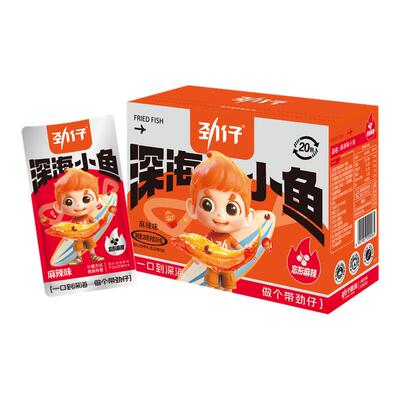 劲仔香辣深海小鱼干网红零食