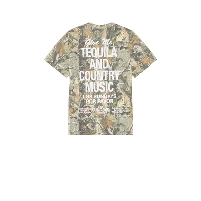 Los Sundays THE TEQUILA ＆ COUNTRY MUSIC T恤 绿色REVOLVE小众