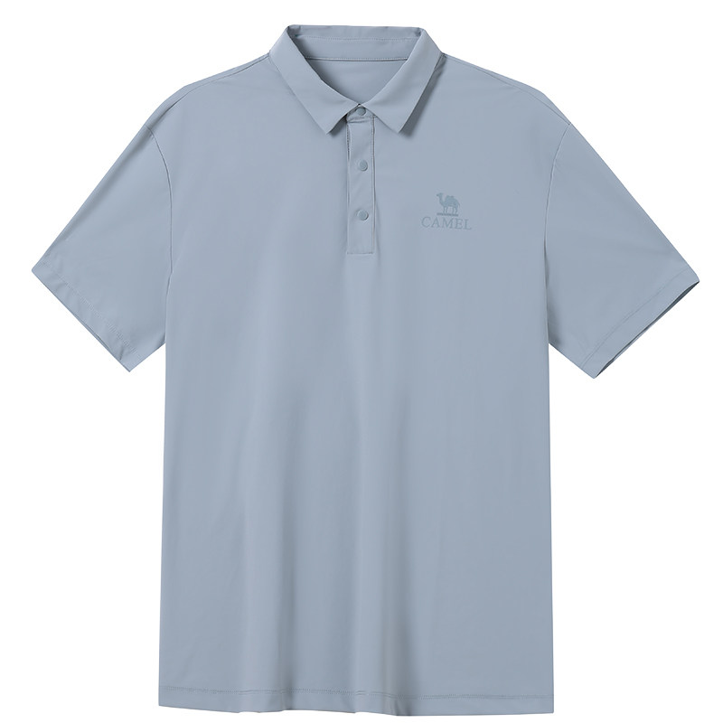骆驼POLO衫男夏速干T恤户外