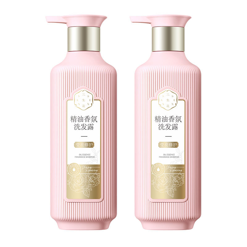 800ml*2瓶百雀羚三生花洗发水沐浴露护发素莹亮修护控油蓬松去屑