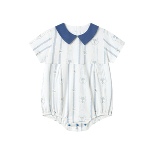 【新品】Domiamia宝宝包屁衣男孩婴儿连体衣透气小月龄春夏衣服