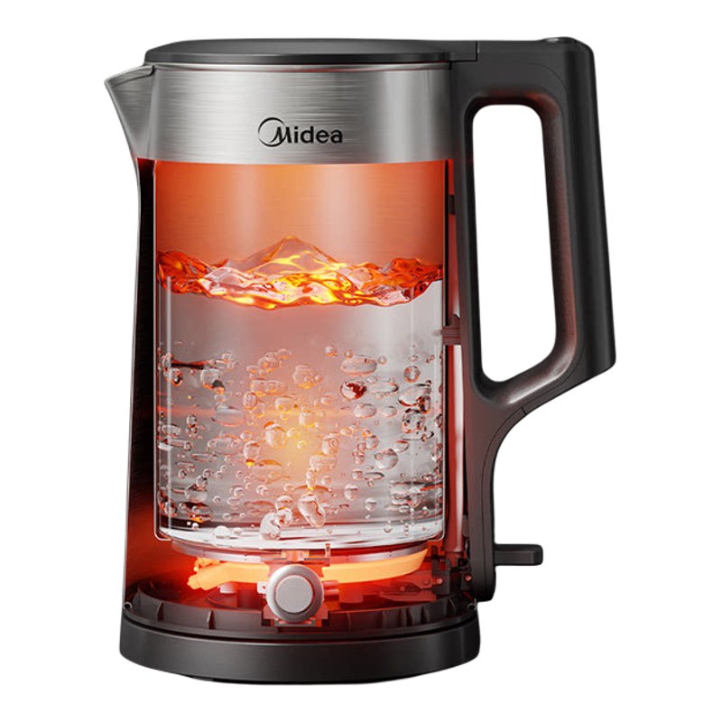 美的316L不锈钢电热水壶1.7L