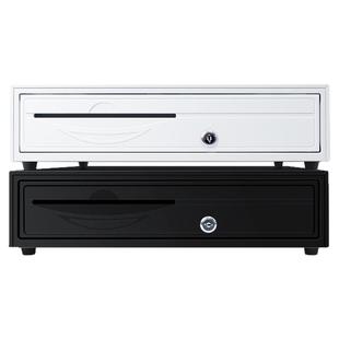 爱宝405收银钱箱五格三档超市盒子可独立用收款机钱箱带锁抽屉式