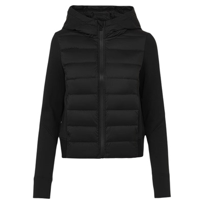 【轻羽45°云】朗姿霍尔多巴吉鹅绒连帽羽绒服通勤2025年冬季新款