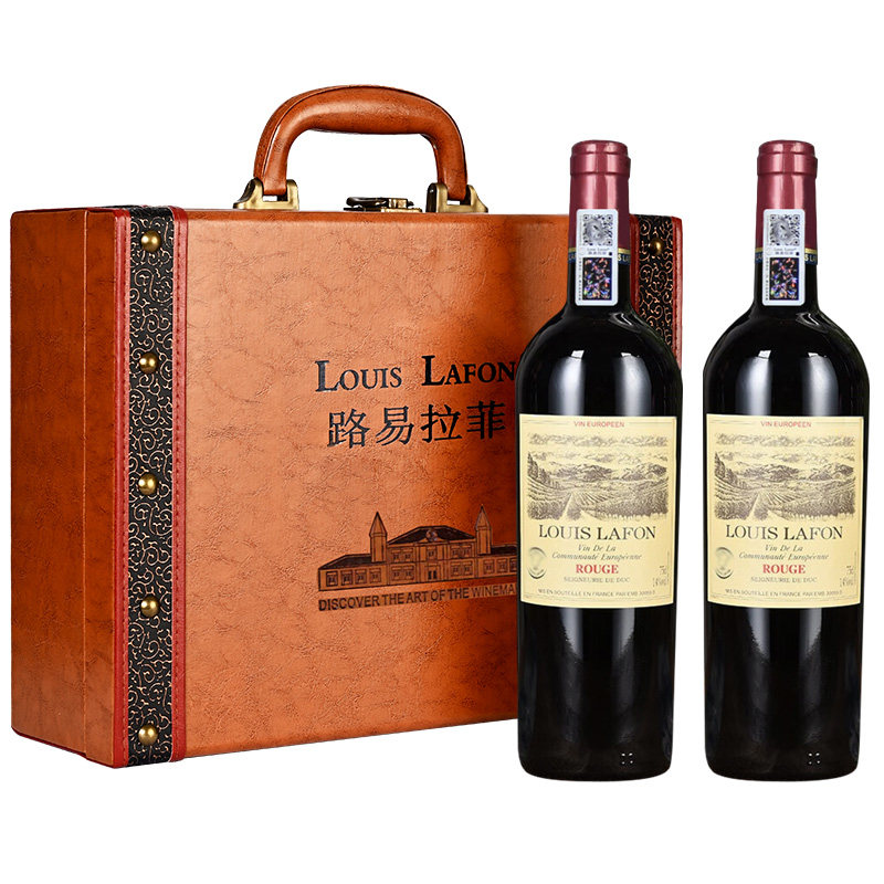 红酒礼盒装LOUISLAFON路易拉菲公爵领地干红葡萄酒法国原瓶进口