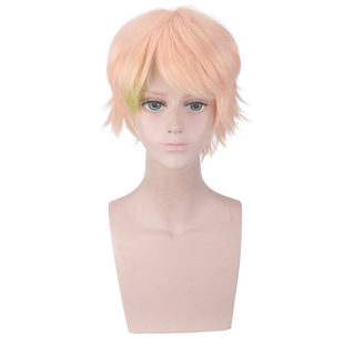 萌香家偶像梦幻祭假毛春川宙Switch特质挑染反翘短发cosplay假发