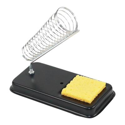 电工焊接工具金属双座方形电烙铁铸铁座锡烙铁架丝支架海绵松香