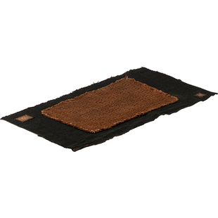 传统工艺柿染古朴老布茶席复古手工茶桌桌布诧寂风桌旗隔热小茶布