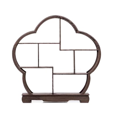 庭前墨梅盲盒展示架收纳手办