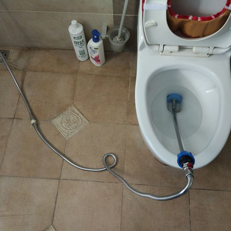 水炮手高压自动马桶疏通器 60厘米家用疏通棒 虹吸式下水道通管器