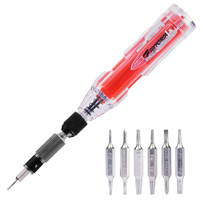 拓伏锐进口螺丝刀套装 12合1起子组小十字一字精密钟表维修螺丝批