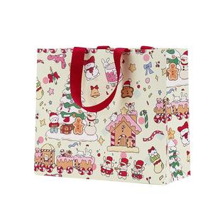 圣诞烘焙趴可爱卡通礼品袋手提袋新年儿童生日伴手礼物包装纸袋子