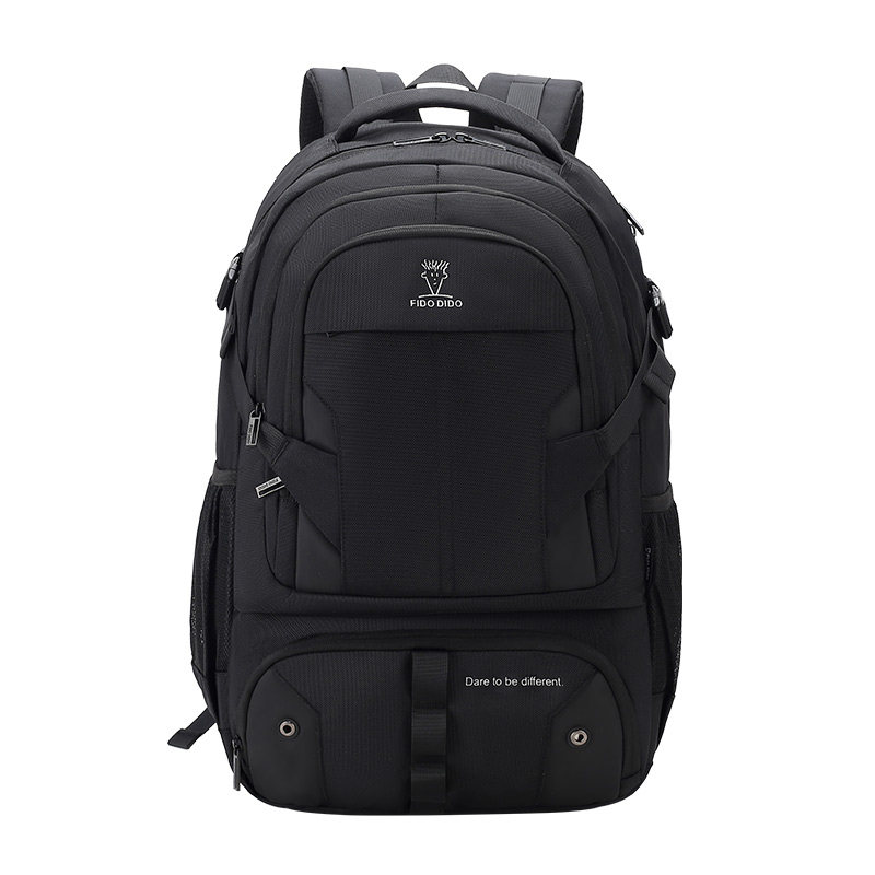 菲都狄都大容量双肩包男士通勤电脑背包商务休闲包防水旅行包男包