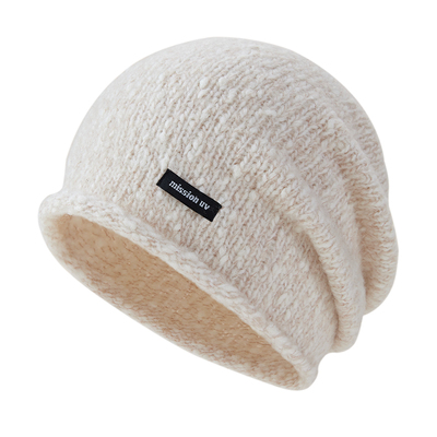 MISSIONUV女士羊毛保暖针织帽