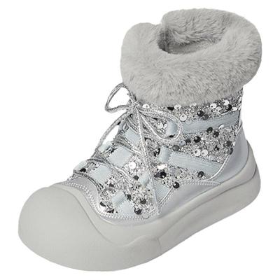 斯纳菲冬季女宝保暖棉靴