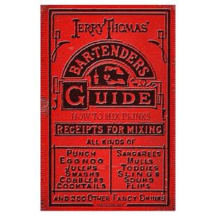 现货 英文原版 杰瑞·汤玛斯的调酒师指南 Jerry Thomas' Bartenders Guide: How to Mix Drinks 1862 Reprint