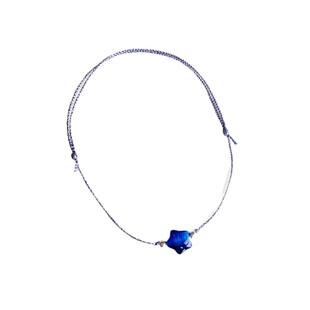 小王子の星   超Q萌可爱猫眼石星星纯银珠极细手链手绳女闺蜜学生