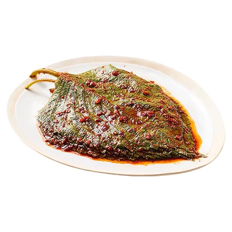 苏子叶咸菜朝鲜延边族咸菜韩国紫苏叶泡菜东北咸菜大全下凡酱菜