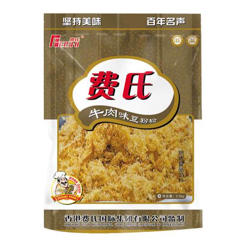 费氏豆粉松牛肉味、猪肉味烘焙原料大包装饭团寿司食材豆粉松