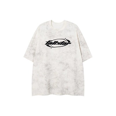 满天星圆领短袖T恤男款纯棉美式