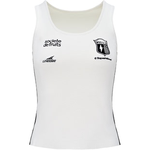 LINC金羽杰2025年秋季新款U领吊带女徽章针织吊带背心女上衣W173Y