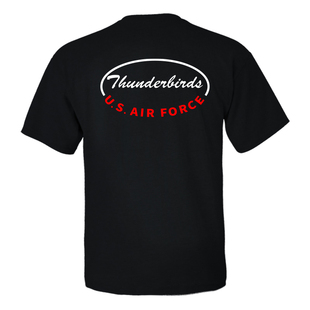 USAF雷鸟表演队F-16同款印花特训体能训练短袖圆领纯棉T恤