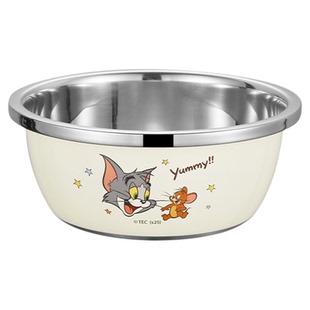 猫和老鼠联名不锈钢盆304食品级洗奶瓶专用盆婴儿烫洗消毒盆脸盆