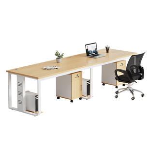 办公桌员工位简约现代双人办公桌办公室电脑桌子职员办公桌椅组合