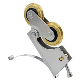 衣柜滑轮移门双铜凸轮子钛合金门双铜轮不锈钢浴室推拉凹轮铜槽轮