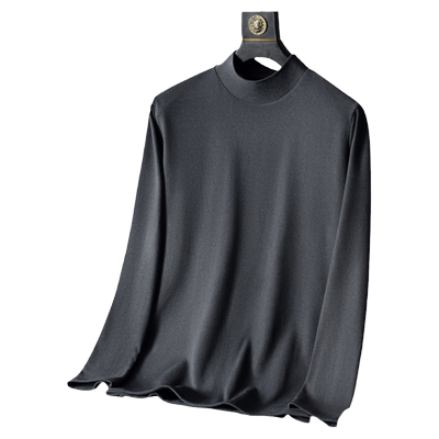 德绒加绒打底衫男大码胖子