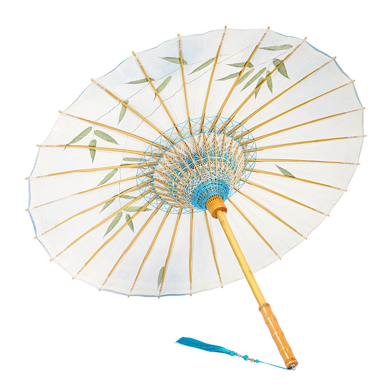 毕六福油纸伞植物标本防雨古风伞