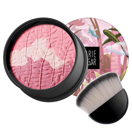 玛丽黛佳腮红晒红高光一体盘修容胭脂旗舰店正品新花朵多巴胺妆容