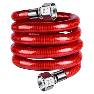 热水器波纹管304不锈钢金属4分接头软管燃气马桶进水管冷热连接管